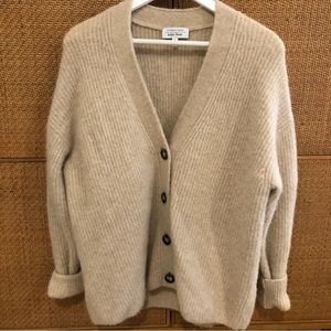 Beige &Other Stories Wool Blend Cardigan